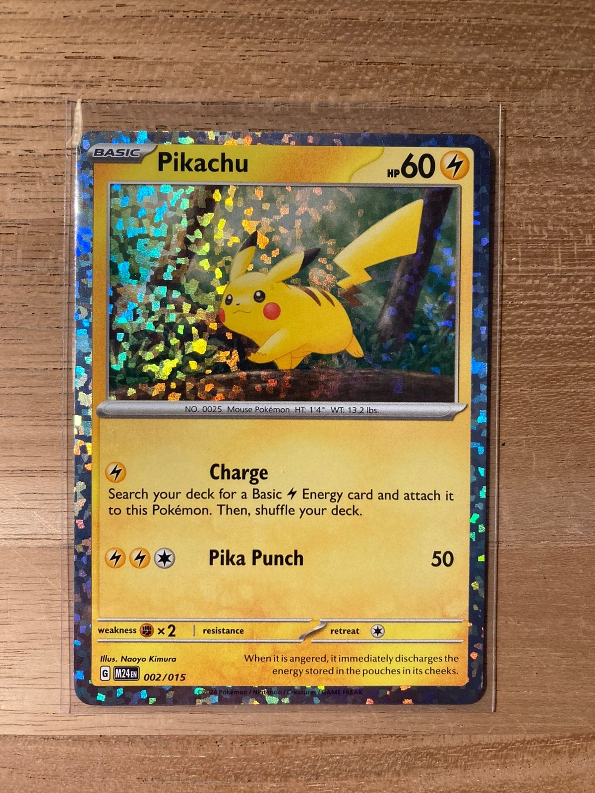 McDonald’s 2025 PokemonKaart Pikachu 2/15 - Dragon Discovery, Hobby en Vrije tijd, Ophalen of Verzenden, Zo goed als nieuw, Losse kaart