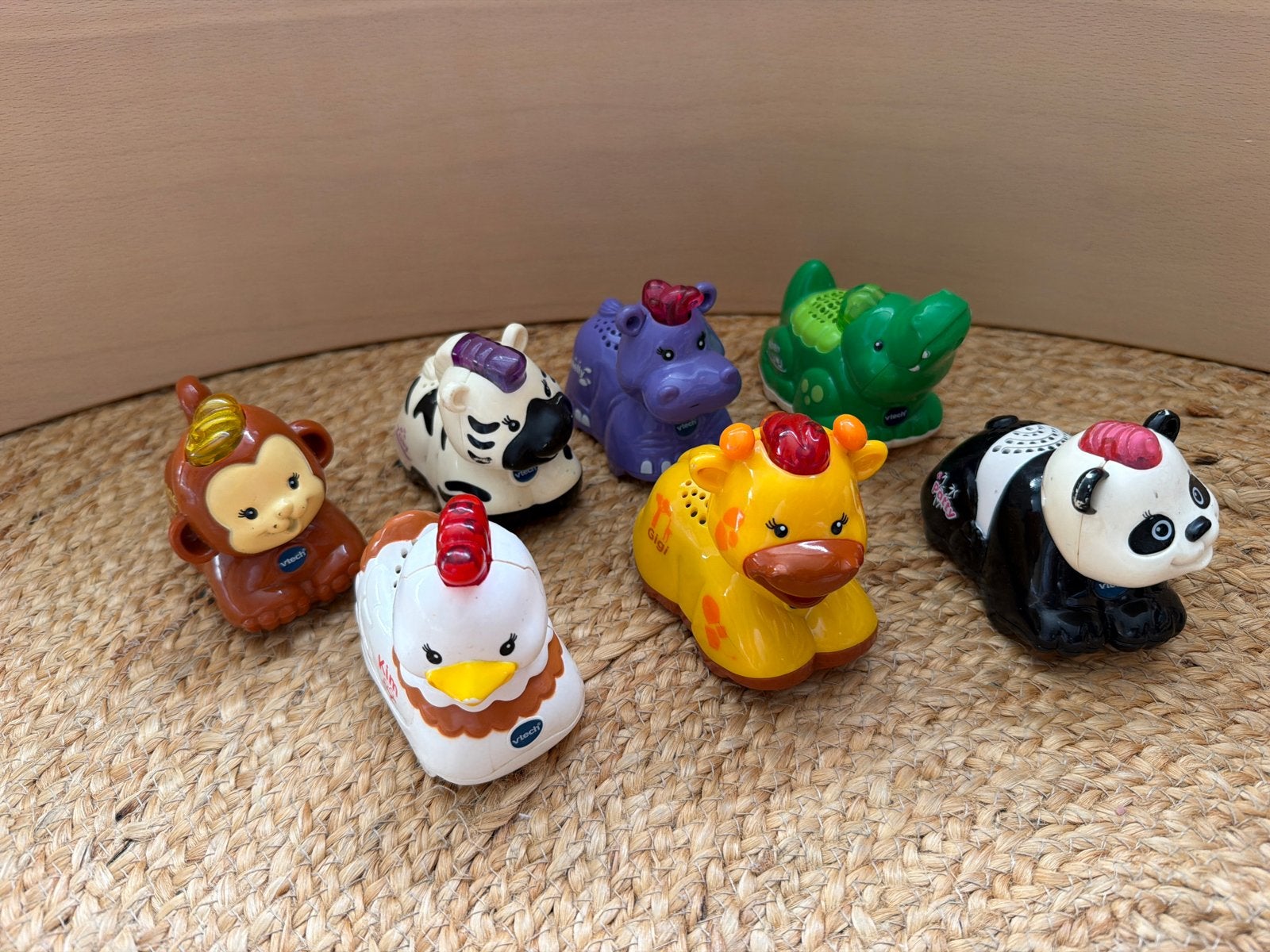 VTech Toet Toet Dieren - Set van 7 stuks, Ophalen of Verzenden, Gebruikt, Overige typen, Met geluid