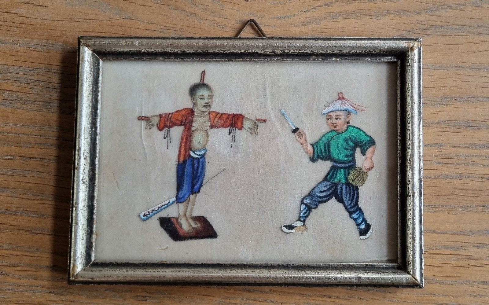 Gouache schilderijtje 19e eeuw, Antiek en Kunst, Verzenden