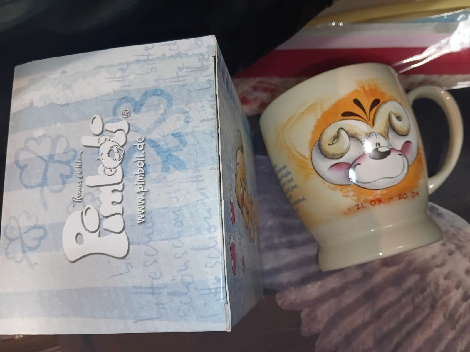 Diddl sterrenbeeld mok - Ram + Doosje, Verzamelen, Diddl, Ophalen of Verzenden, Nieuw, Servies