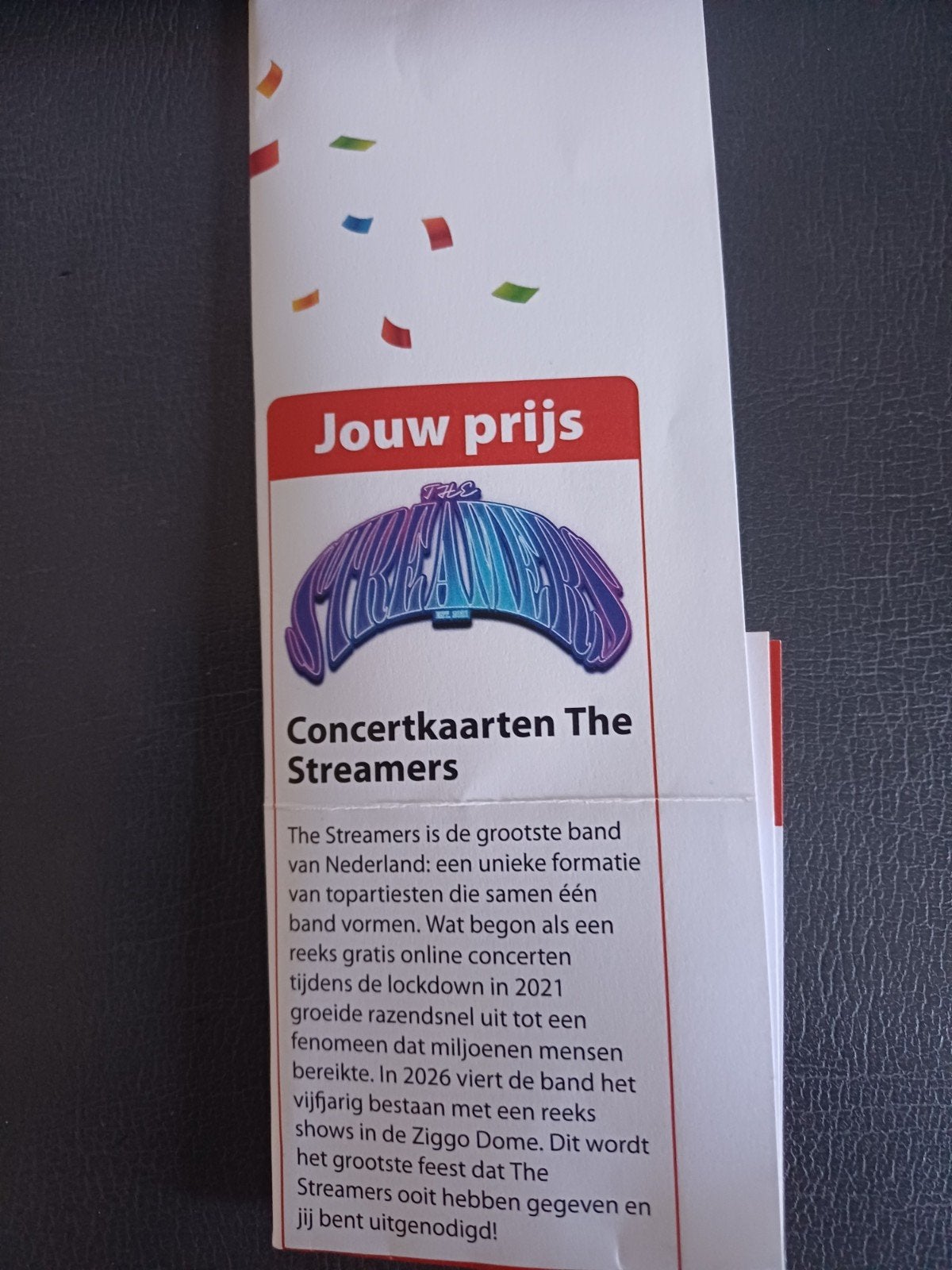 2 tickets voor de streamers in ziggo dome, Tickets en Kaartjes, Evenementen en Festivals, Twee personen