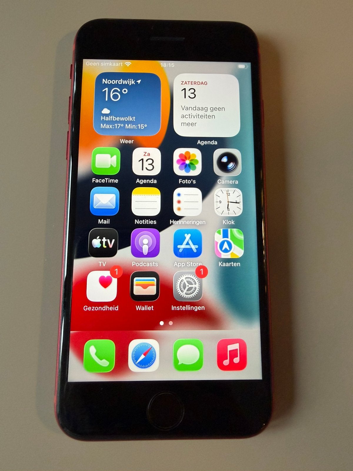 Iphone SE 2e gen Rood - 64 GB in goede staat - batt cond 92%, Telecommunicatie, Mobiele telefoons | Apple iPhone, 92 %, Ophalen of Verzenden