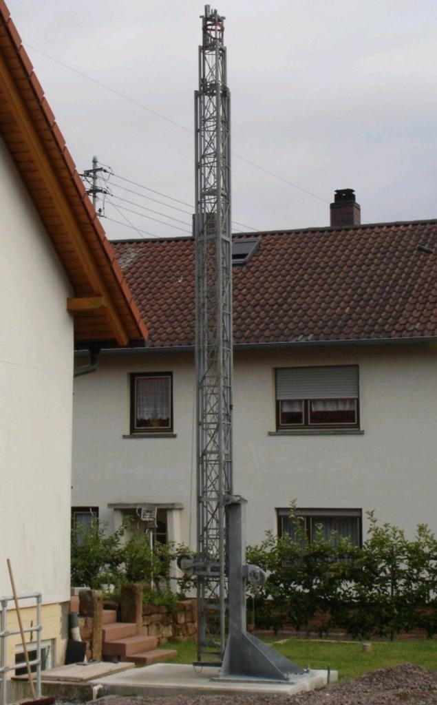 Gezocht uitschuifbare antennemast  zendmast Gezocht, Telecommunicatie, Antennes en Masten, Ophalen, Gebruikt, Mast