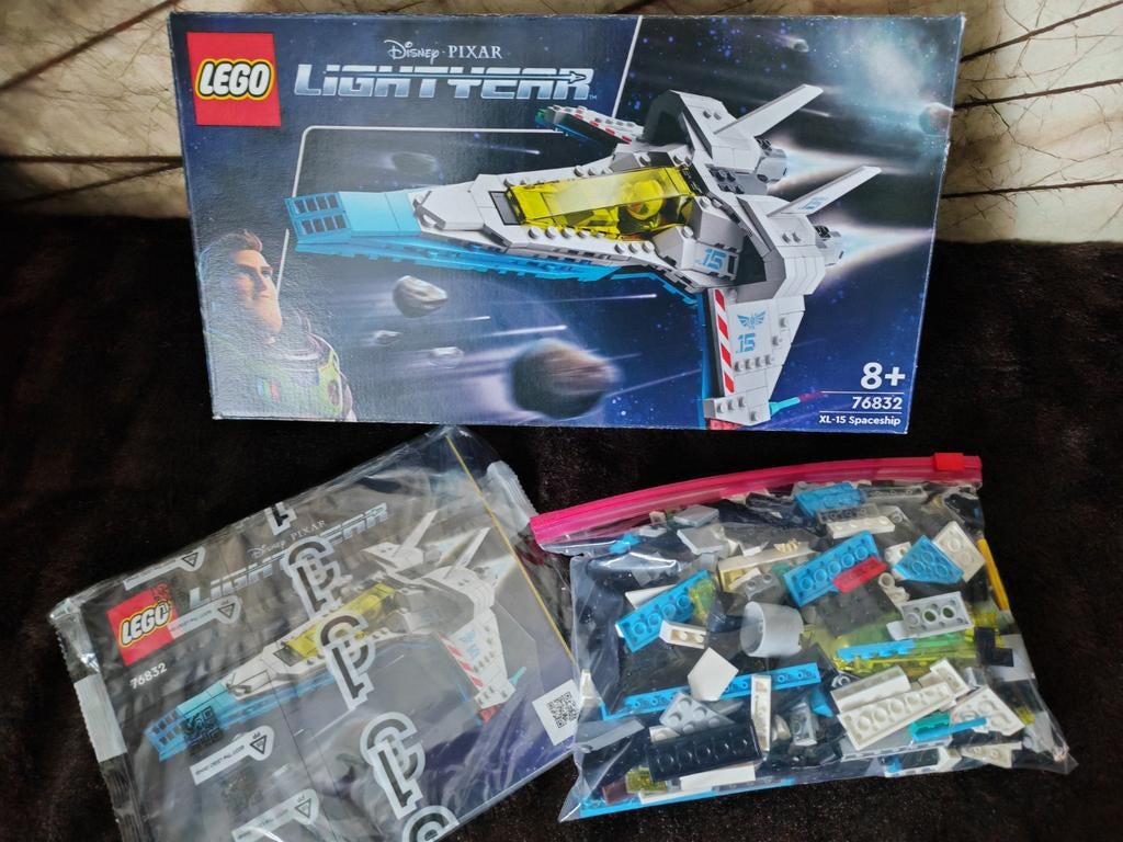 Lego Disney Light Year 76832 XL-15 Ruimteschip, Ophalen, Lego, Zo goed als nieuw, Complete set