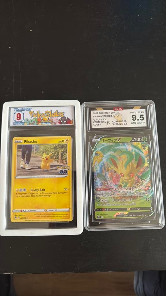 2x pokemon slab, Ophalen of Verzenden, Zo goed als nieuw