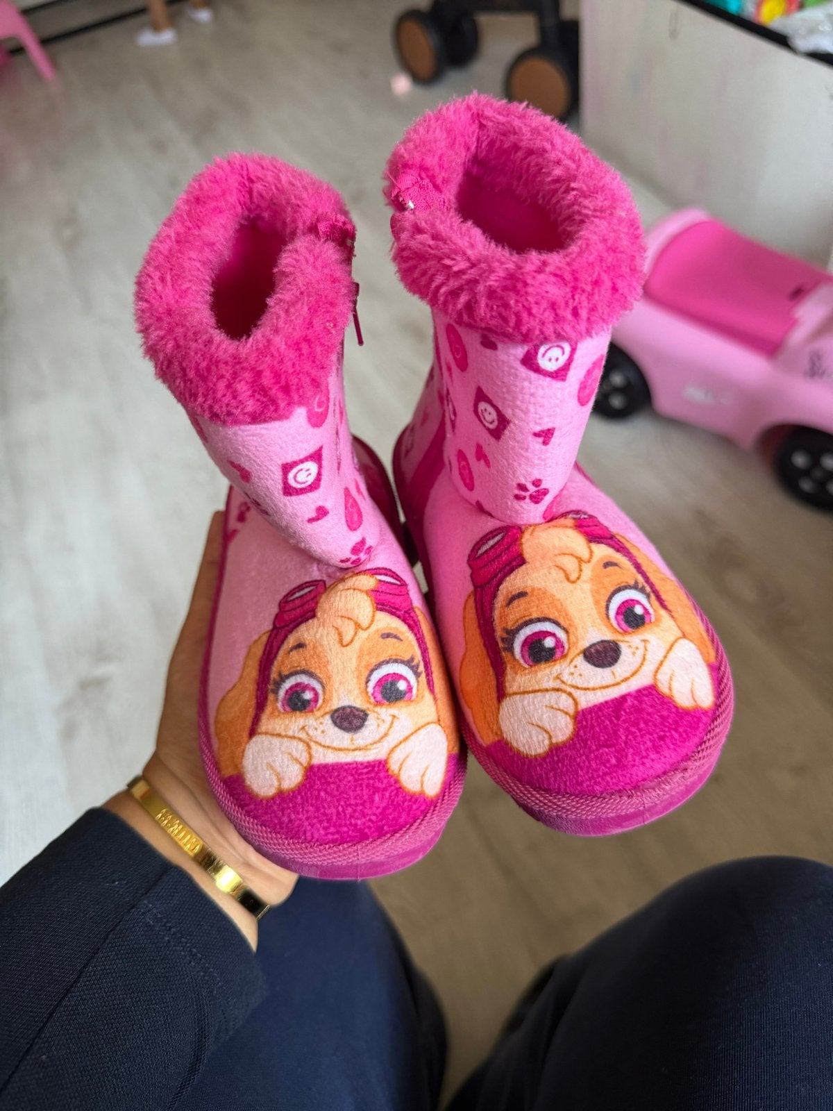 Roze Paw Patrol Skye Laarzen - Maat 27, Ophalen of Verzenden, Zo goed als nieuw, Meisje, Laarzen