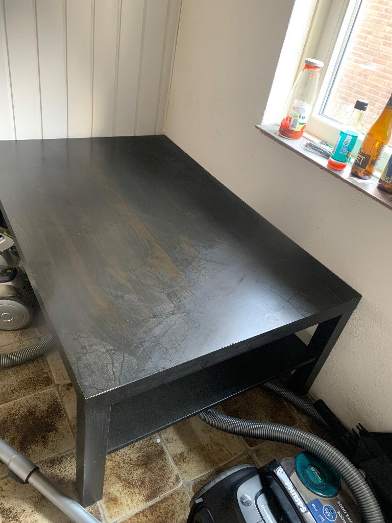 Ikea tafeltje, Huis en Inrichting, Tafels | Bijzettafels, Gebruikt, 75 cm of meer, Rechthoekig, Hout