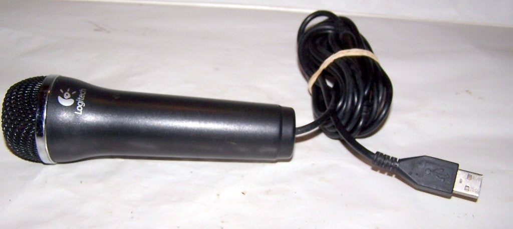 Logitech USB microfoon. Nwst. Ook voor andere consoles., Ophalen of Verzenden, Zo goed als nieuw, Microfoon, PlayStation 2