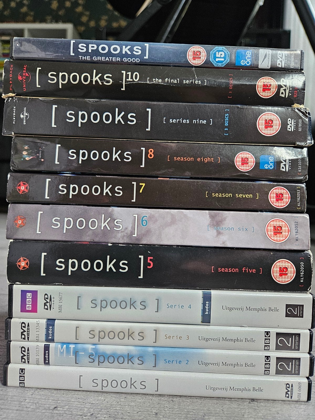 Spooks DVD Boxsets - Seizoen 1 t/m 10 + The Greater Good, Vanaf 16 jaar, Boxset, Ophalen of Verzenden, Zo goed als nieuw