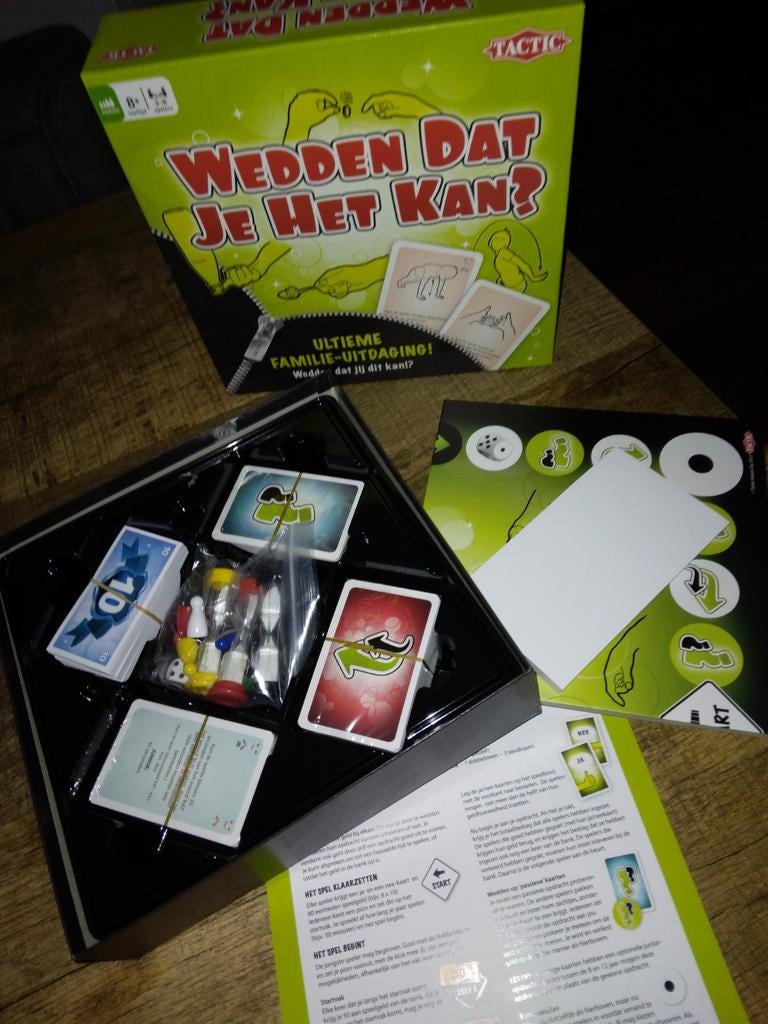 Wedden dat je het kan, Hobby en Vrije tijd, Gezelschapsspellen | Bordspellen, Ophalen of Verzenden