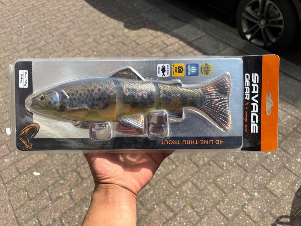 4d line thru trout 30cm 303g, Ophalen of Verzenden, Nieuw, Overige typen