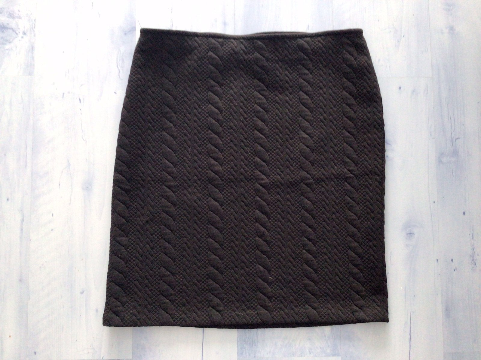 Yessica (C&A) rok maat M met kabelmotief, Maat 38/40 (M), Zwart, Ophalen of Verzenden, Zo goed als nieuw