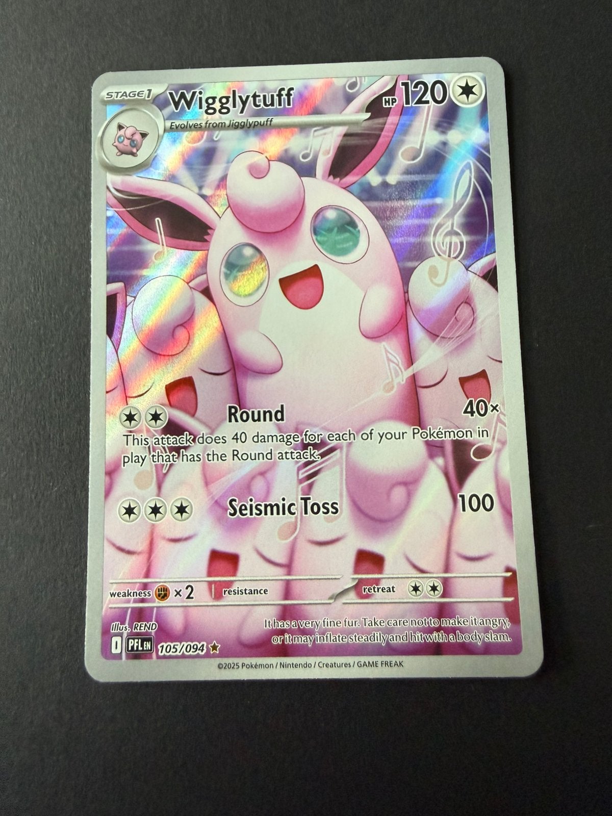 PFL 105/094 Wigglytuff, Ophalen of Verzenden, Nieuw, Losse kaart