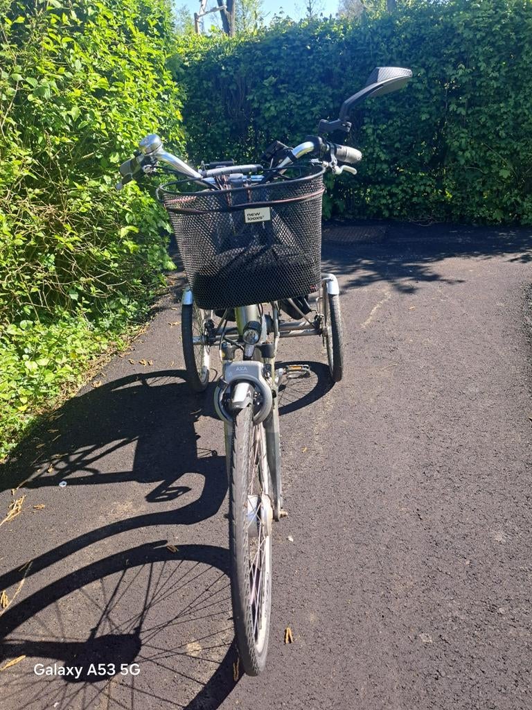 Stella Nantes 3-wieler e-bike, heren/dames, compleet, Fietsen en Brommers, Fietsen | Driewielfietsen, Ophalen, Gebruikt, Schijfrem