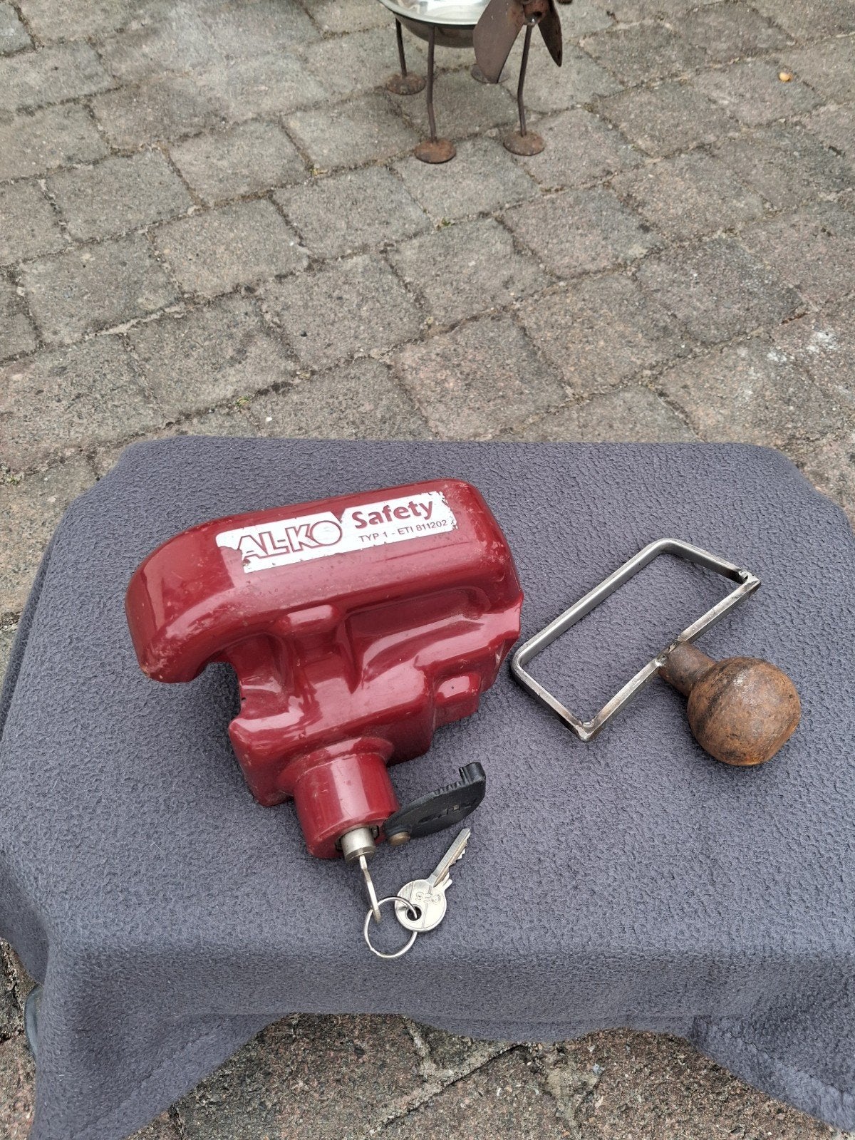 AL-KO Safety koppeling slot met sleutels, Ophalen of Verzenden, Gebruikt