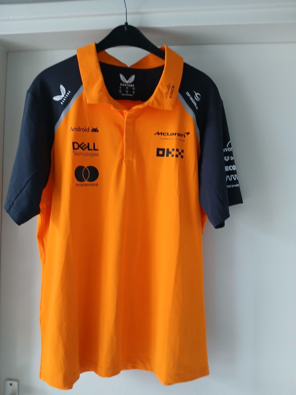 Te Koop 50 euro .McLaren F1 Polo Shirt Maat L, Maat 52/54 (L), McLaren, Oranje, Ophalen of Verzenden