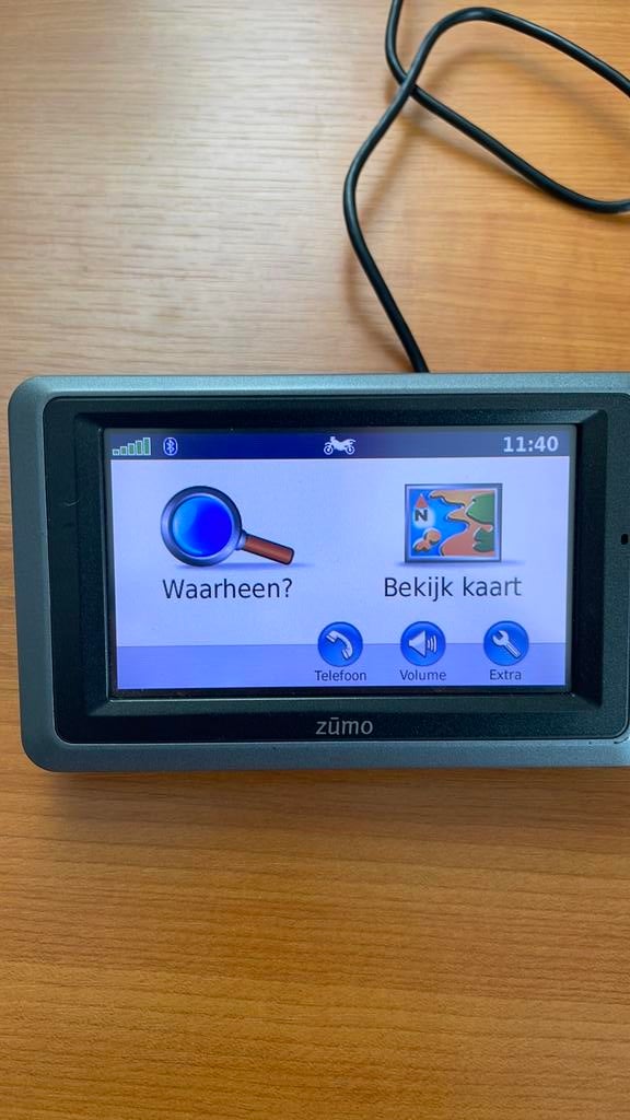 Garmin Zumo 660 Motorfiets Navigatiesysteem met Accessoires, Ophalen of Verzenden, Gebruikt