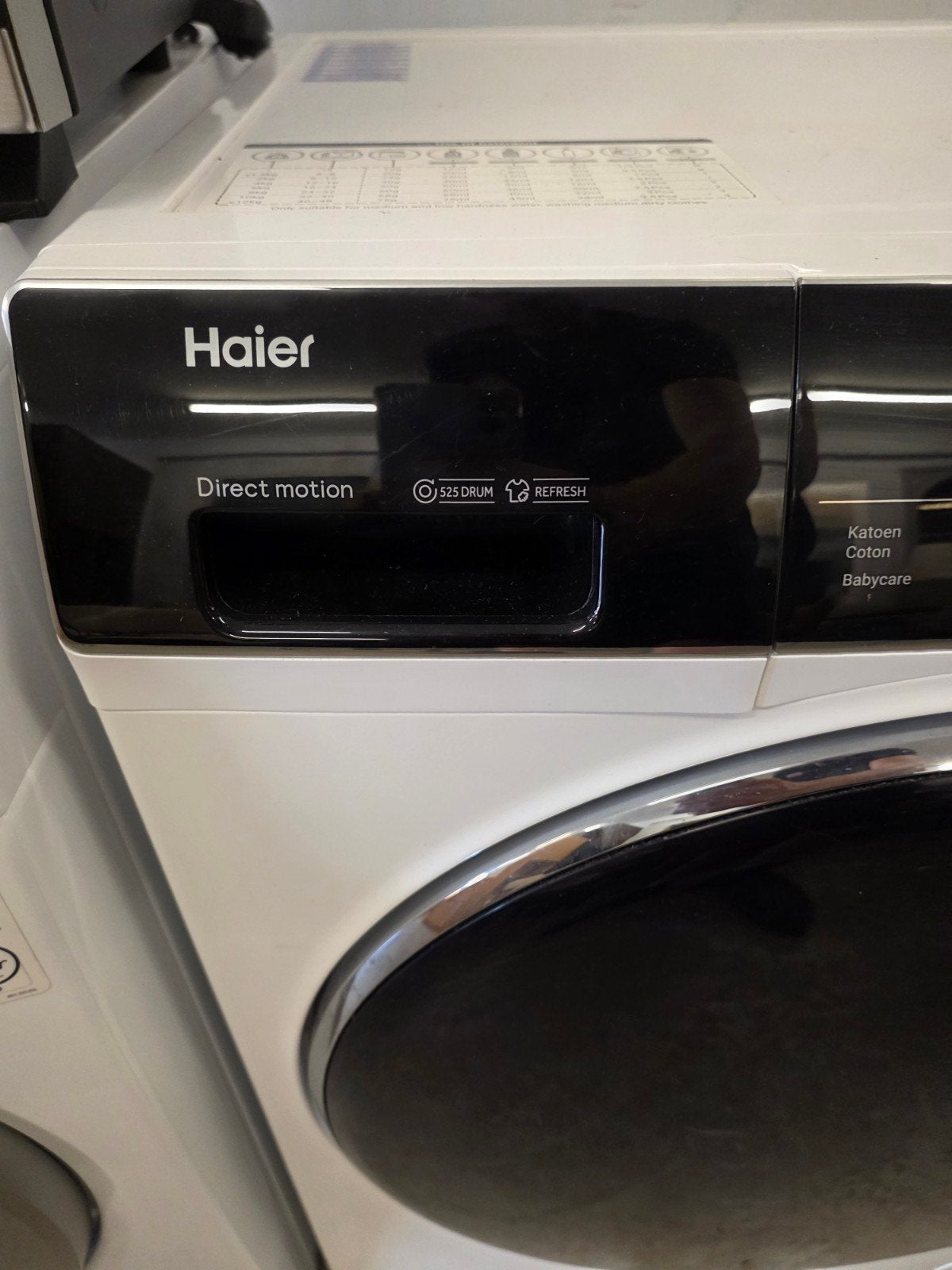 Haier wasmachine direct motion 12kg, Witgoed en Apparatuur, Ophalen, Minder dan 85 cm, ., .