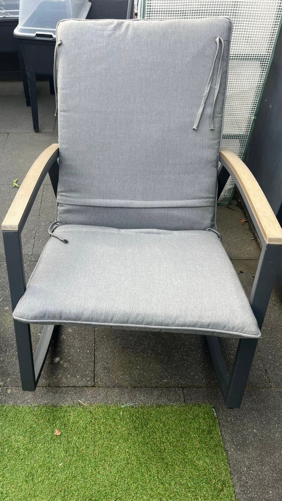 Schommelstoel, Ophalen, Zo goed als nieuw, Aluminium