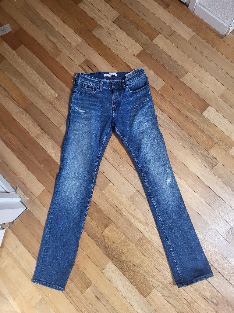 Tommy hilfiger spijkerbroek, Blauw, Nieuw, W32 (confectie 46) of kleiner, Ophalen of Verzenden