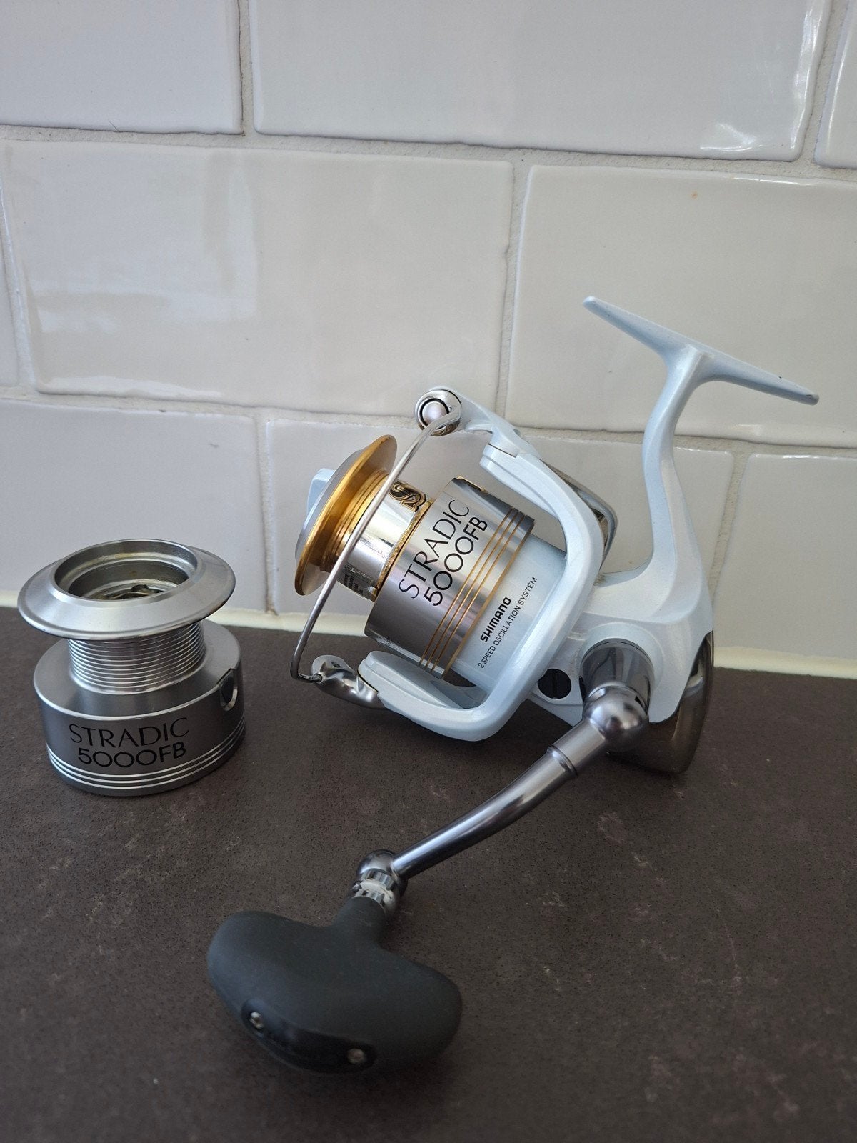 Shimano stradic 5000fb nieuwstaat, Ophalen of Verzenden, Zo goed als nieuw, Molen