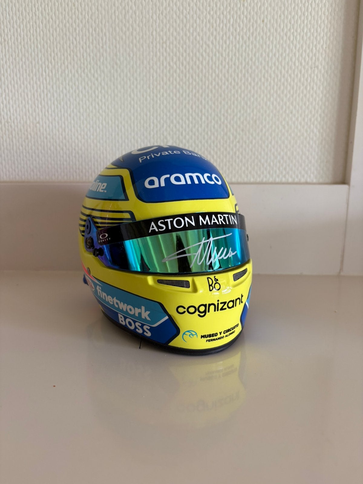 Fernando Alonso gesigneerde helm 2024 limited edition, Ophalen of Verzenden, Nieuw, Formule 1