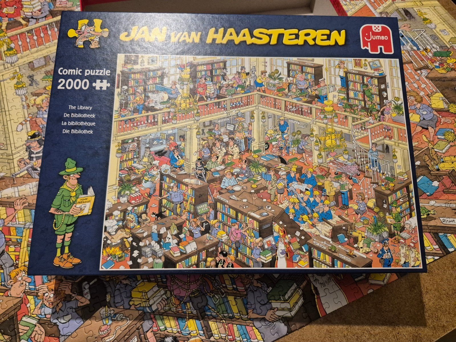 Te koop Jan van Haasteren puzzel, Ophalen of Verzenden, Meer dan 1500 stukjes, Zo goed als nieuw