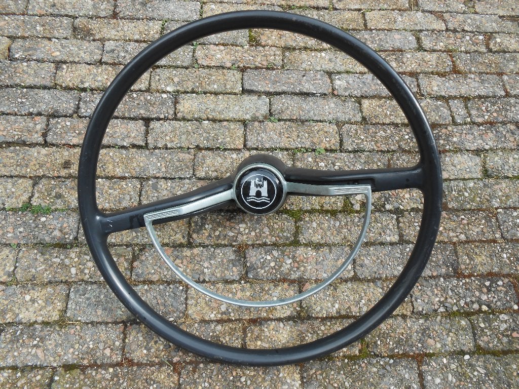 vw volkswagen kever stuur met claxonring 22mm naaf, Ophalen of Verzenden, Gebruikt, Oldtimer onderdelen