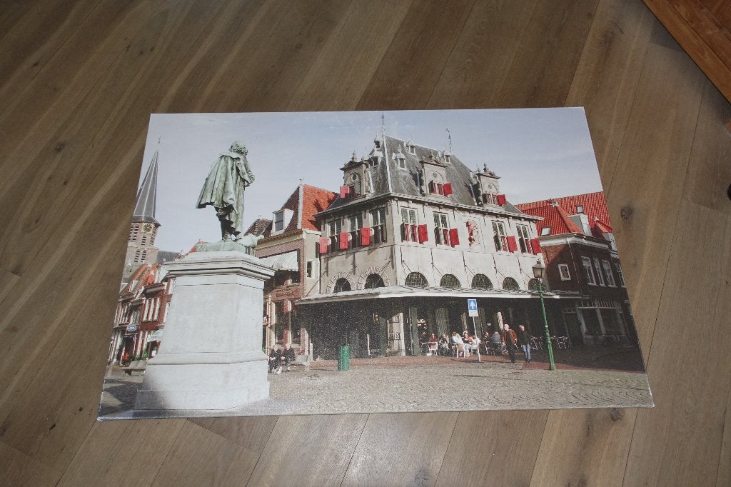 Grote foto op Linnen schilderij van Hoorn De Waeg 80 x 120, Ophalen, Zo goed als nieuw, Schilderij, 100 tot 125 cm