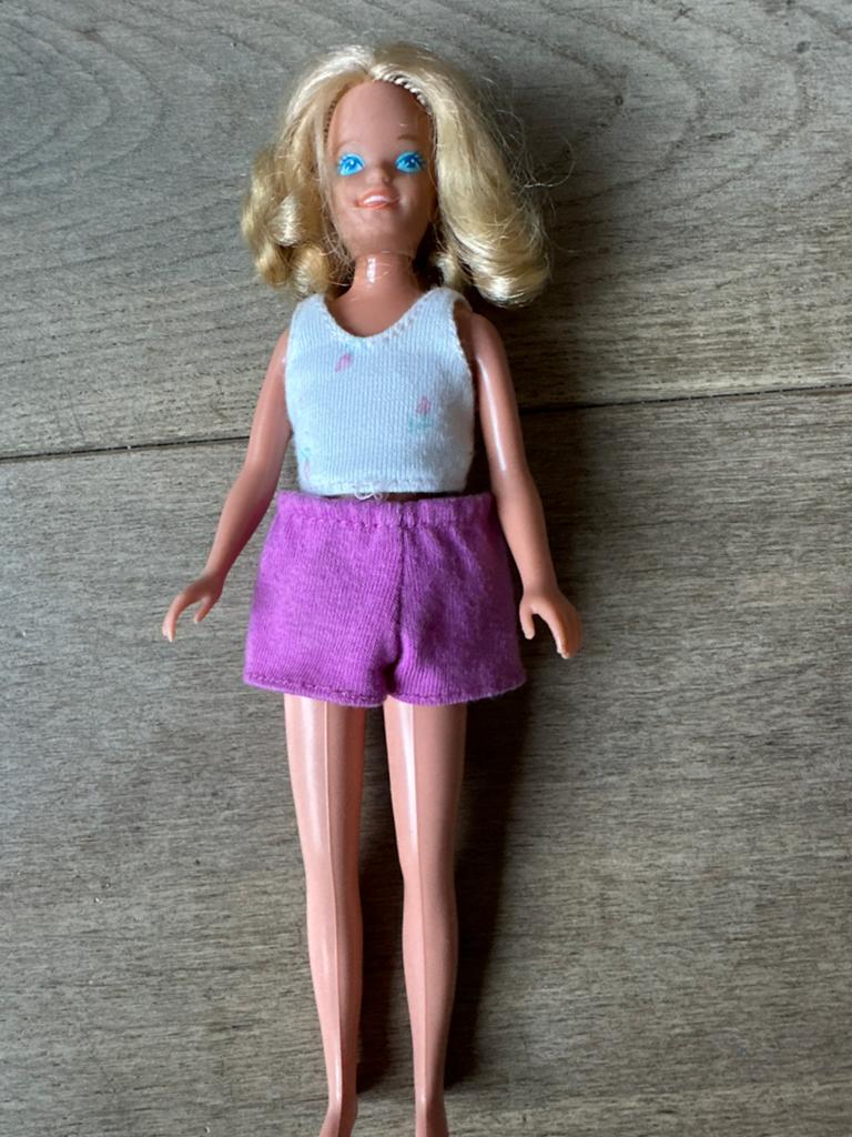 Vintage Barbie Skipper Mattel1967 Skipper broek, Ophalen of Verzenden, Gebruikt, Pop