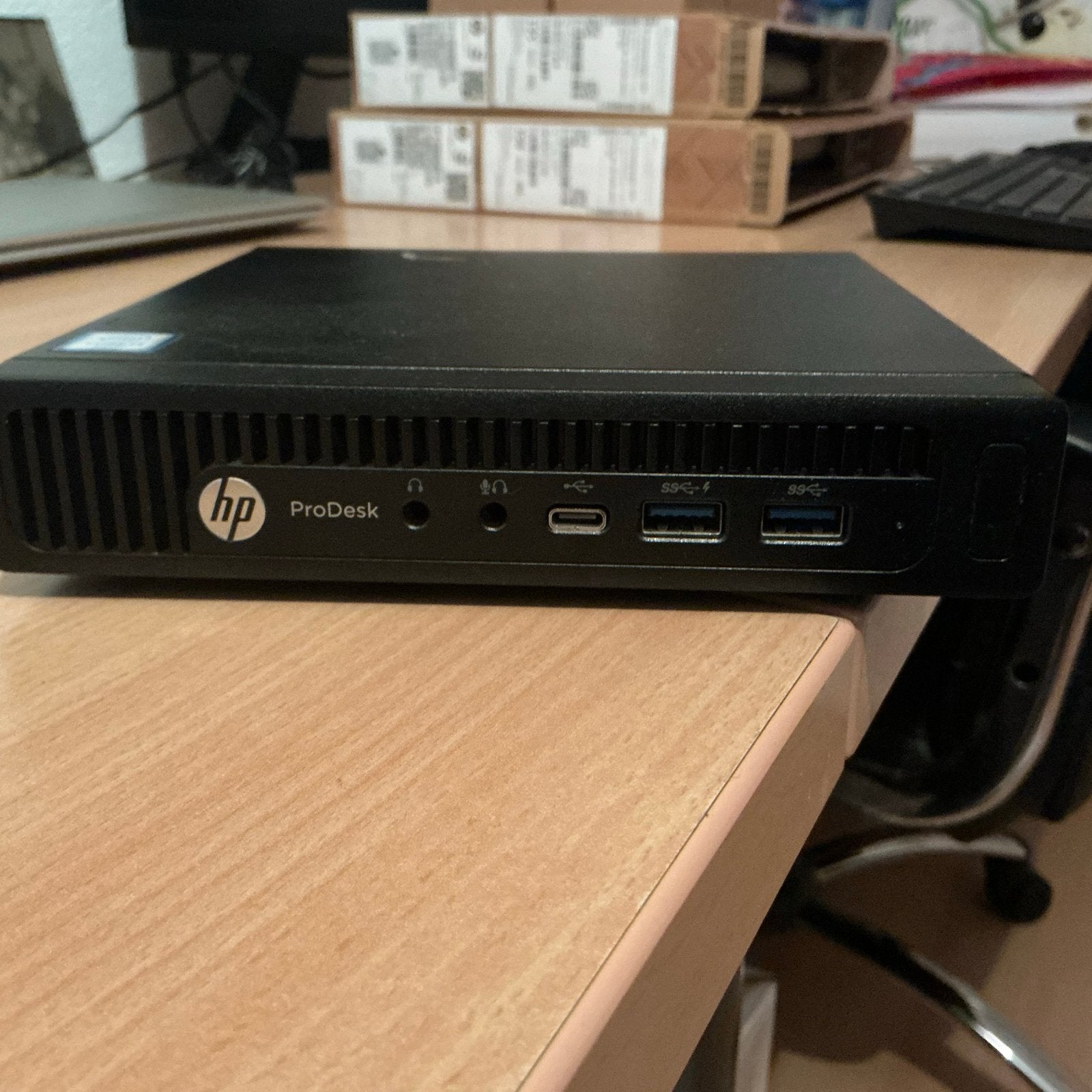 HP ProDesk Mini PC i3-6100T 16GB RAM 250GB SSD W11 Pro, Ophalen, Gebruikt, SSD, Met videokaart