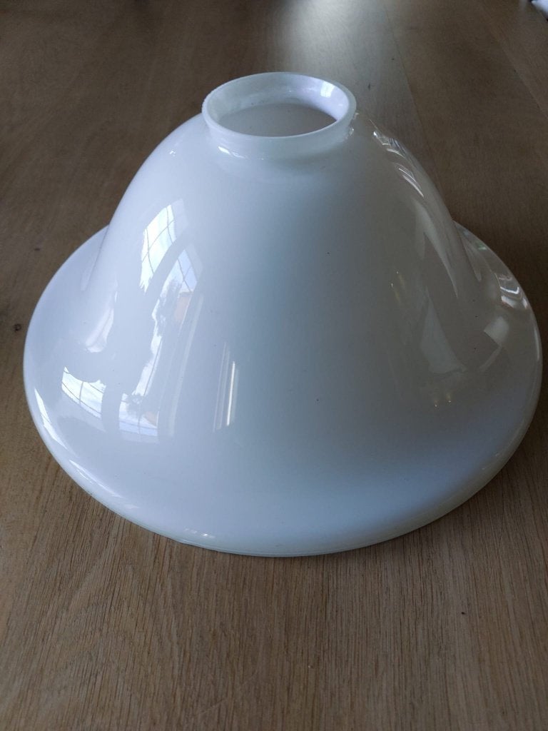 Lampenkap melkglas, Ophalen of Verzenden