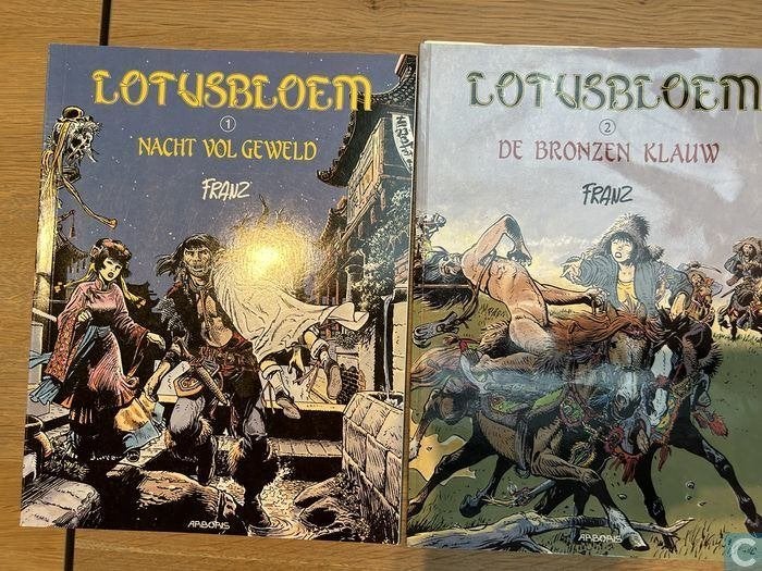 Lotusbloem 1 en 2, Meerdere stripboeken, Ophalen of Verzenden, Gelezen