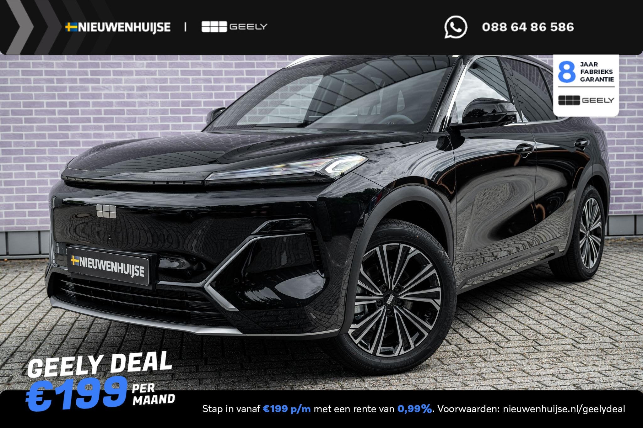 Geely Starray EM-i 1.5 Max+ | 136km Elektrisch bereik | Stoe, 12 maanden, Euro 6, 4 cilinders, Plug-in hybride
