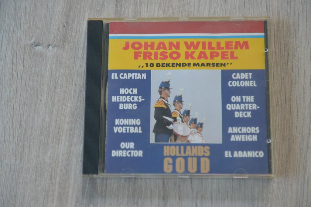 JOHAN WILLEM FRISO KAPEL = 18 BEKENDE MARSEN, Cd's en Dvd's, Cd's | Instrumentaal, Verzenden, Zo goed als nieuw