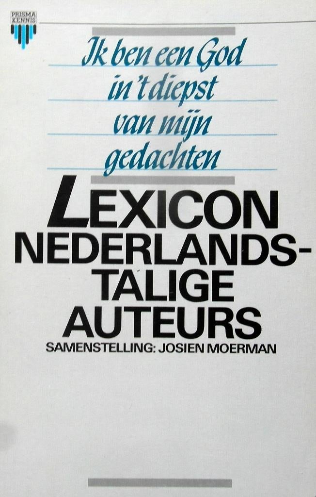 Lexicon Nederlandstalige auteurs., Ophalen of Verzenden, Zo goed als nieuw
