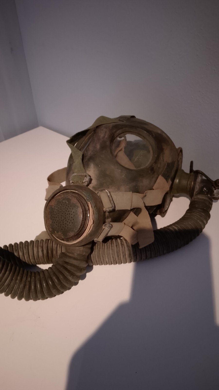 WW2 gasmasker nederlands, Ophalen
