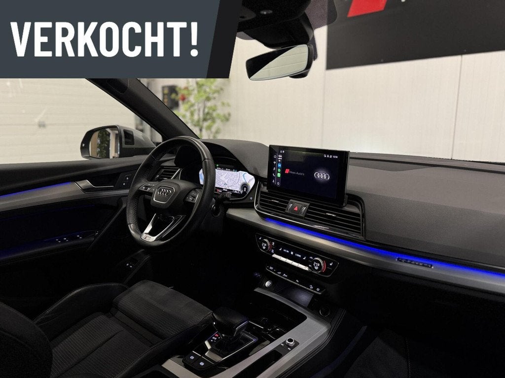 Audi Q5 55 TFSI e S edition Competition|B&O|Massage|Ambiance, Auto's, Audi, Automaat, Gebruikt, 4 cilinders, Bedrijf
