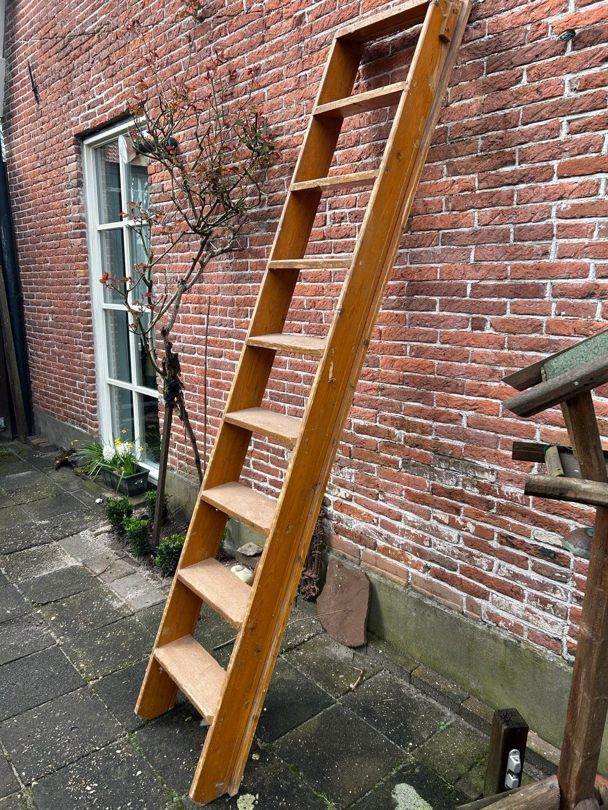 Houten trap - 230cm hoog, 40cm breed, Ophalen, Gebruikt, Trap, 2 tot 4 meter