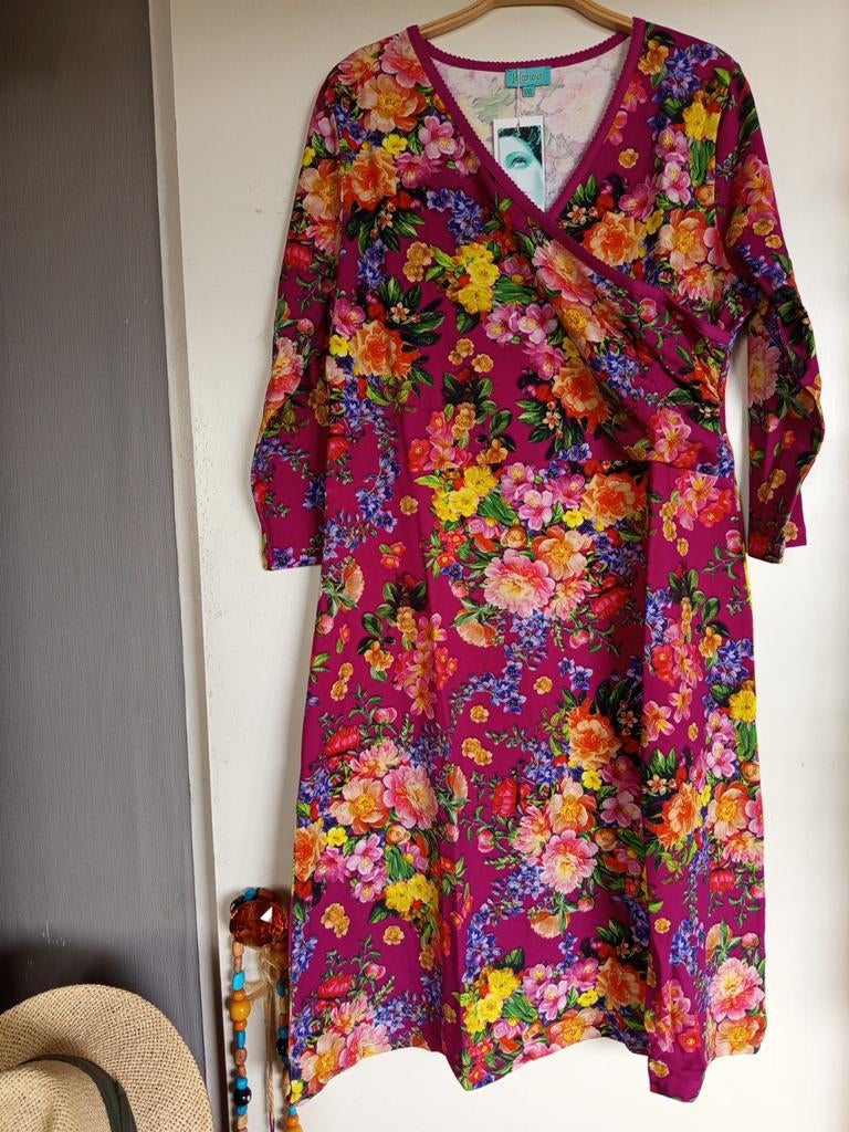 Vintage Ibiza style Festival jurk Lalamour, Kleding | Dames, Overige kleuren, Maat 46/48 (XL) of groter, Nieuw, Ophalen of Verzenden