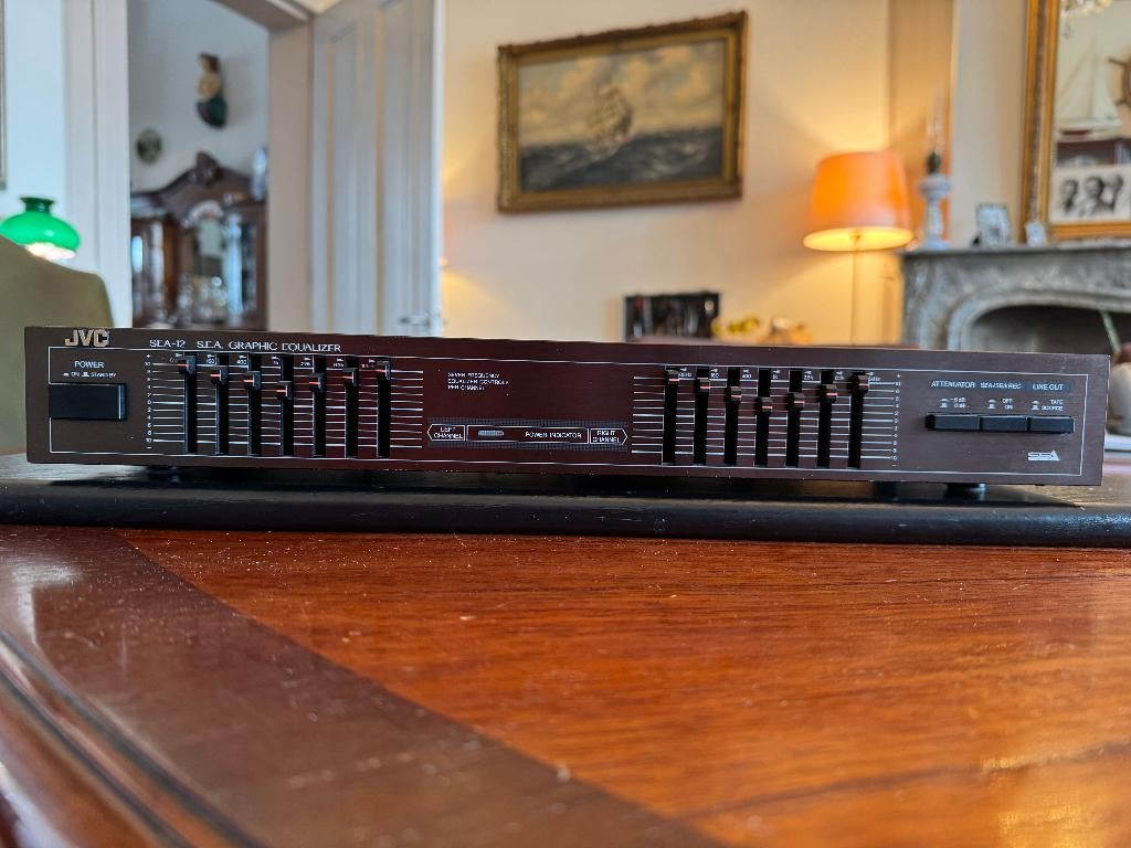 JVC Vintage SEA-12 Graphic Equalizer eind jaren 80 begin 90, Audio, Tv en Foto, Ophalen of Verzenden, Zo goed als nieuw