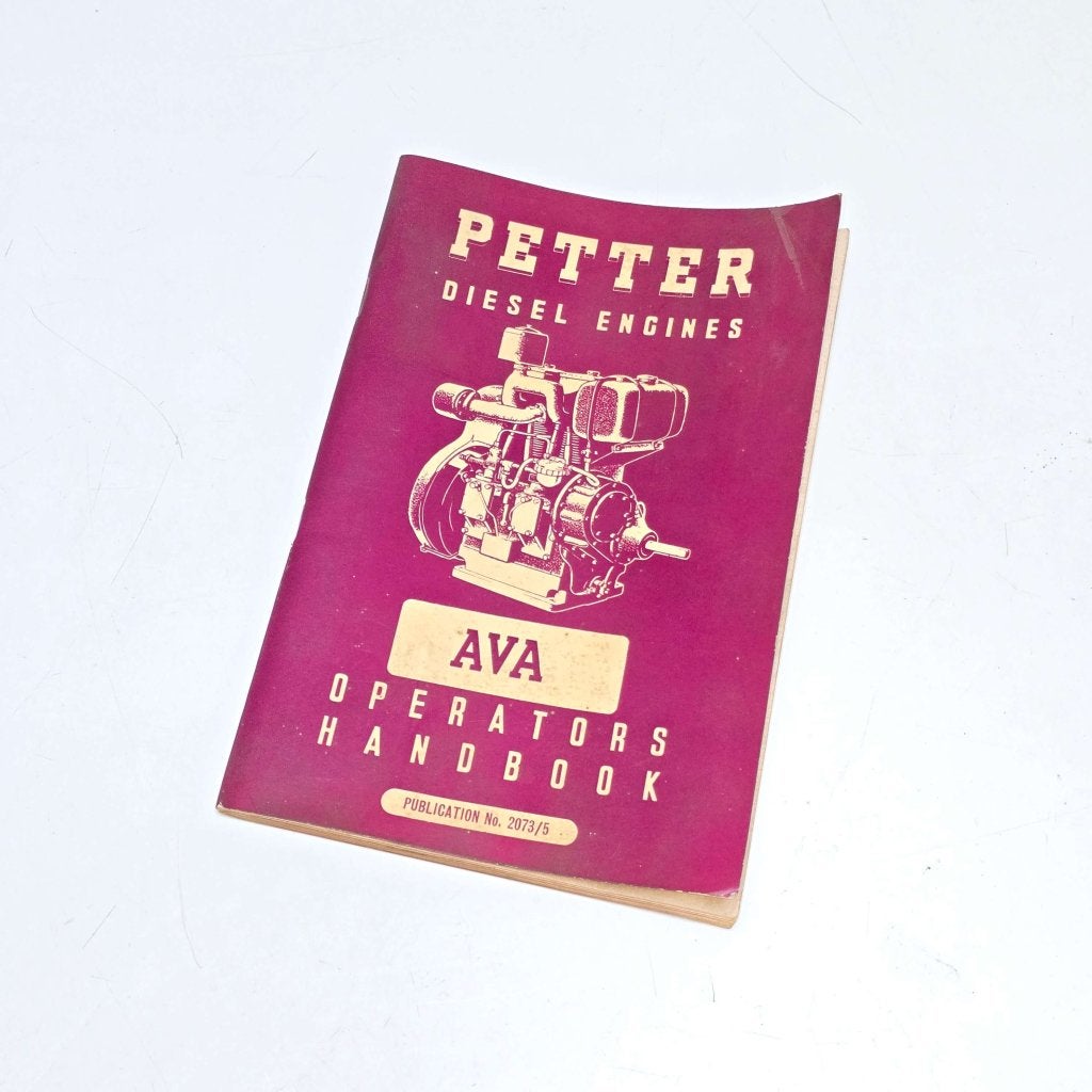Petter (Lister) handboek 103 pagina's origineel 1958, Watersport en Boten, Niet ingevuld, Gebruikt, Niet ingevuld, Ophalen of Verzenden