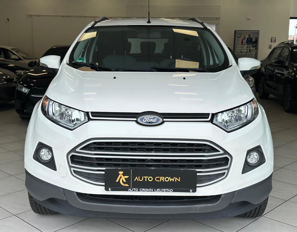 Ford EcoSport 1.5 Ti-VCT Titanium AUTOMAAT Navi Camera, Euro 6, 400 kg, Leder en Stof, Wit