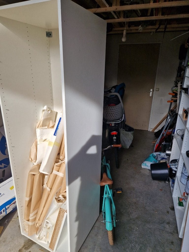 opbergkast, Ophalen, Gebruikt