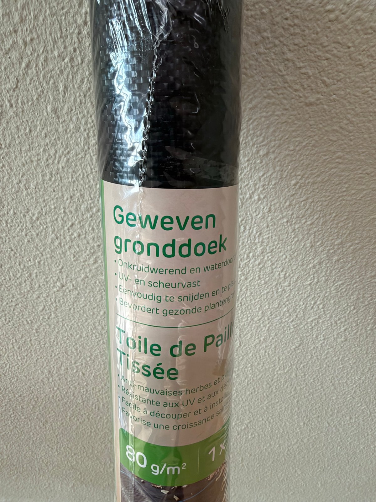 Central Park Geweven Gronddoek 1x15m - Onkruidwerend, Ophalen, Nieuw