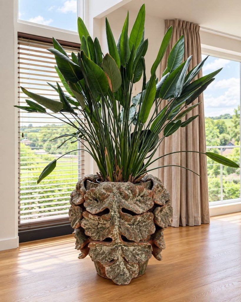 DOMANI FELIX Exclusieve handgemaakte designpot 120 kg € 4500, 40 cm of meer, Rond, Binnen, Ophalen of Verzenden