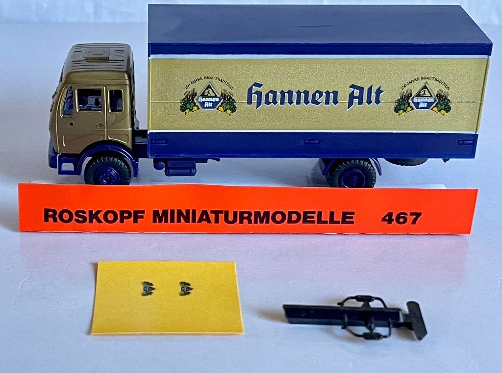Roskopf 467: Mercedes Bierwagen "Hannen Alt", Hobby en Vrije tijd, Modelauto's | 1:87, Ophalen of Verzenden, Zo goed als nieuw