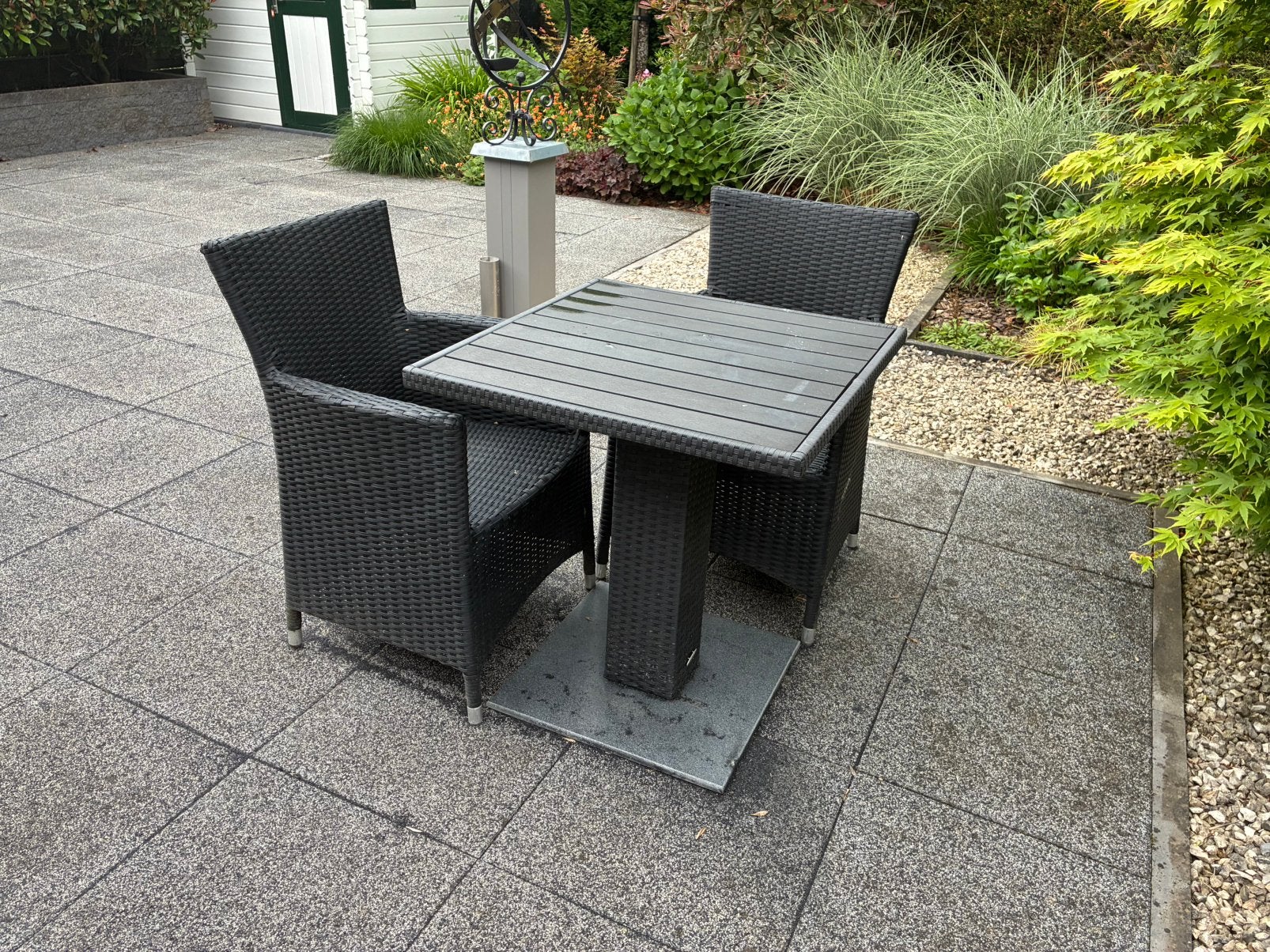 Bistroset, Ophalen, Zo goed als nieuw, Overige materialen, 2 zitplaatsen