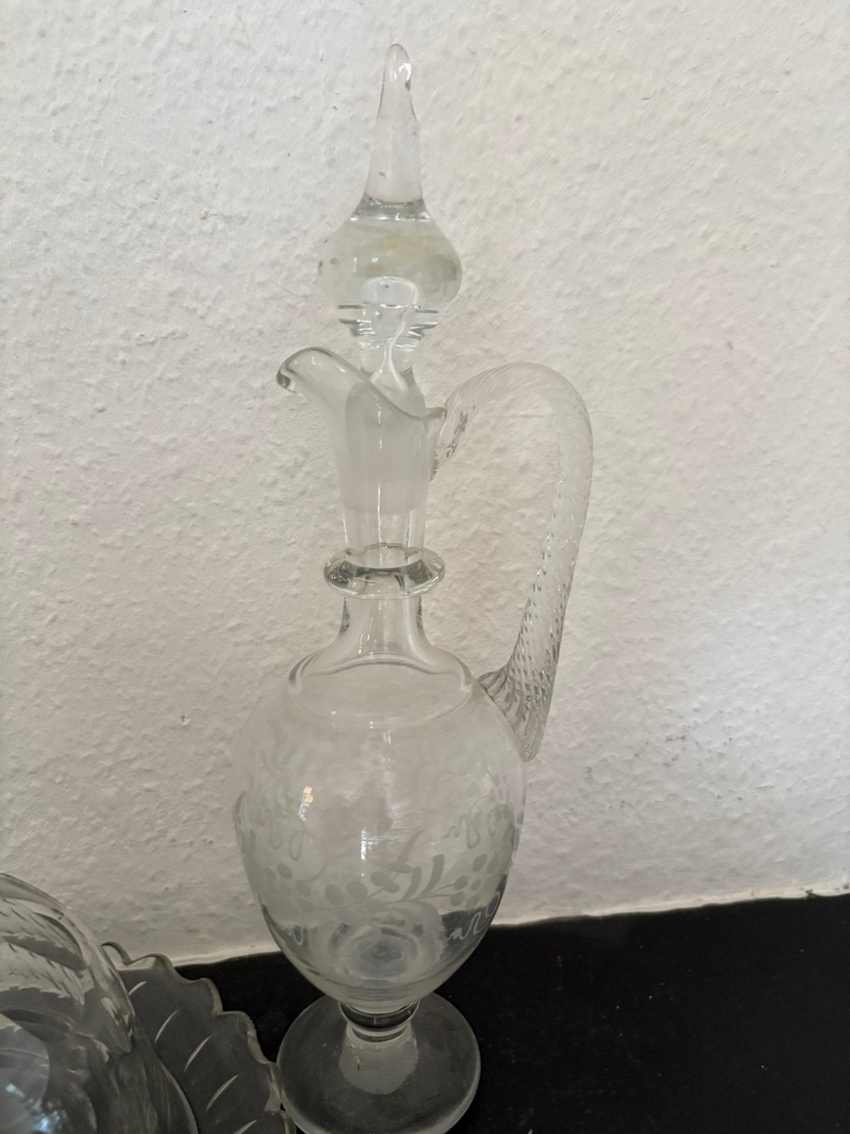 Mooie oud kristallen karaf, Antiek en Kunst, Antiek | Glas en Kristal, Ophalen