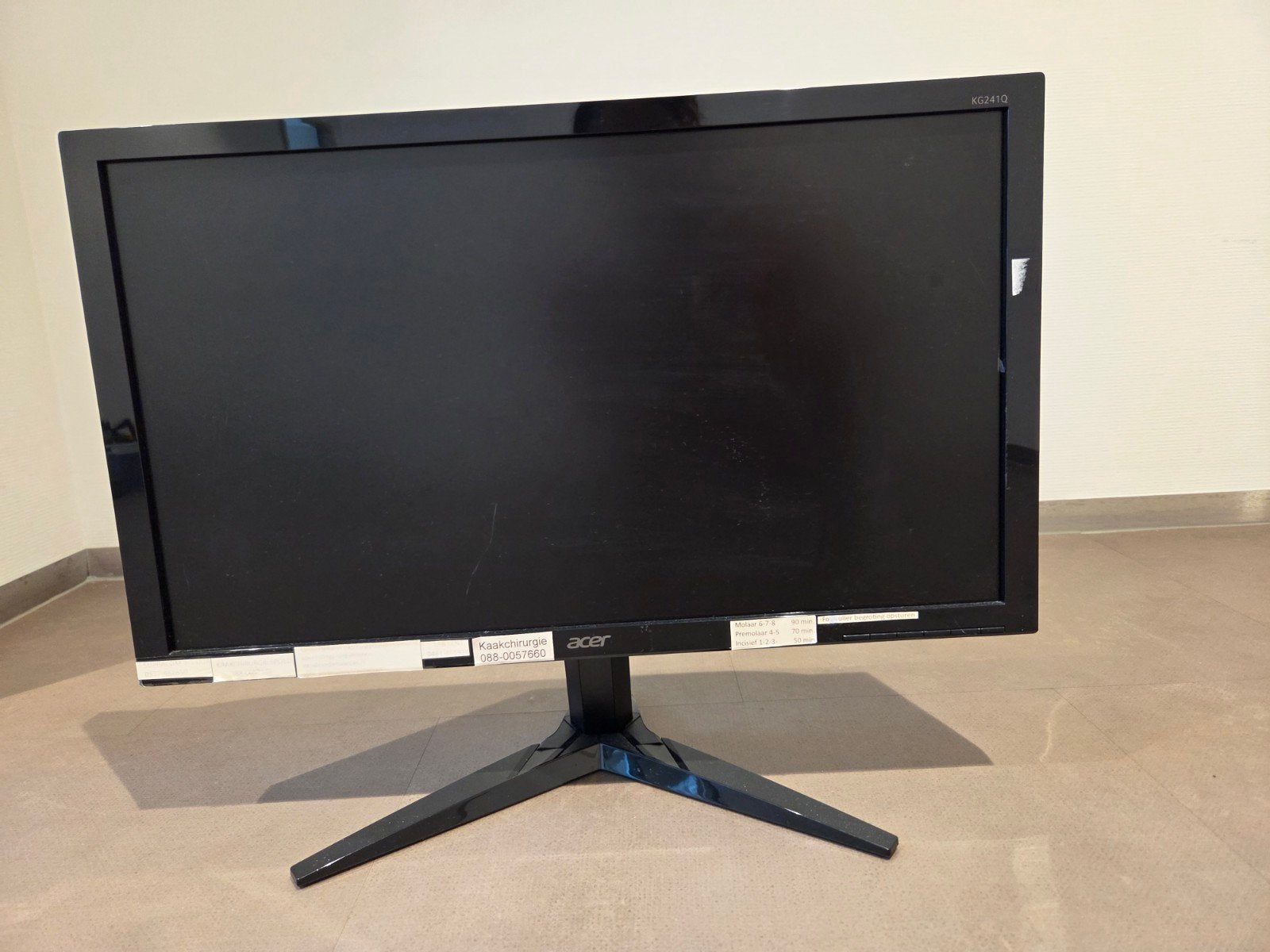 Acer KG241Q 24 inch gaming monitor – 2x HDMI + VGA, Gebruikt, HDMI, Full HD, LED